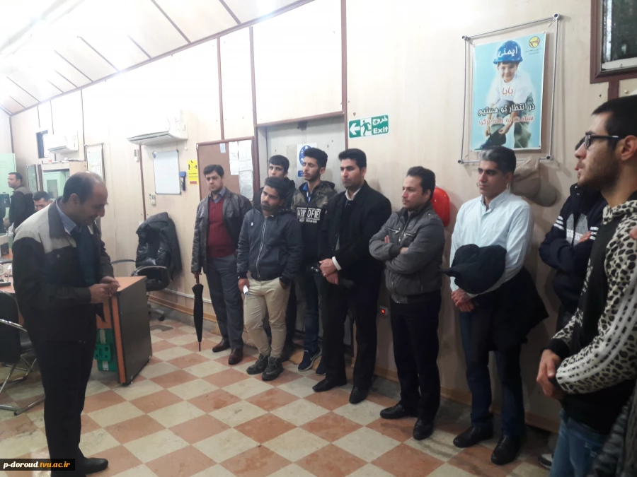 بازدید علمی دانشجویان رشته مهندسی تکنولوژی برق - قدرت از نیروگاه گازی دورود 5