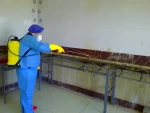 عملیات ضدعفونی و گندزدایی خوابگاه، سلف سرویس، کارگاهها، کلاس های درس و اماکن دانشجویی 16