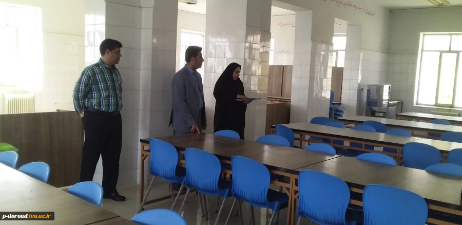 بازدید نماینده محترم  دفتر نظارت و ارزیابی دانشگاه فنی و حرفه ای از آموزشکده فنی دورود در ایام امتحانات نیمسال دوم 1402-1401 9